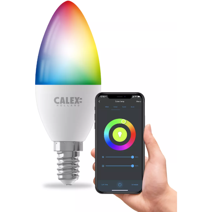 Bec Smart LED Bulb E14 B35 RGB Lumina Alba Calda 4.9W