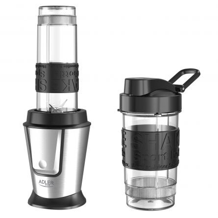 Blender AD 4081 800 W 20000 RPM 4 Cutite 2 Recipiente Negru