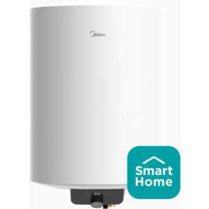 Boiler Electric Seria Lume D50-15EFG Model Cilindric 50L Control Inaltime 71.5cm Electronic Wifi 1500W Alb