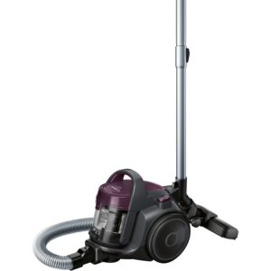 Aspirator fara sac Bosch 3A BGC05AAA1, 700W, 1.5 L, filtru igienic PureAir, sistem Easy Clean, negru-mov