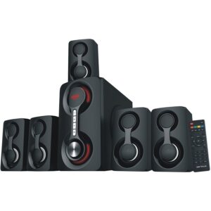 Sistem Audio 5.1 SoundRise SRXS-51105W Bluetooth Putere 105W Negru