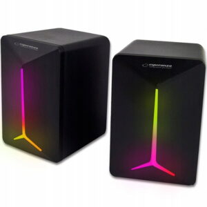 Boxe Active Frevo EGS105 2.0 LED Rainbow RMS 5W Negru