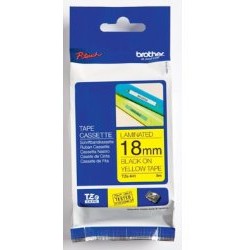 Etichete Brother TZE641, 18mm/8m, negru/galben