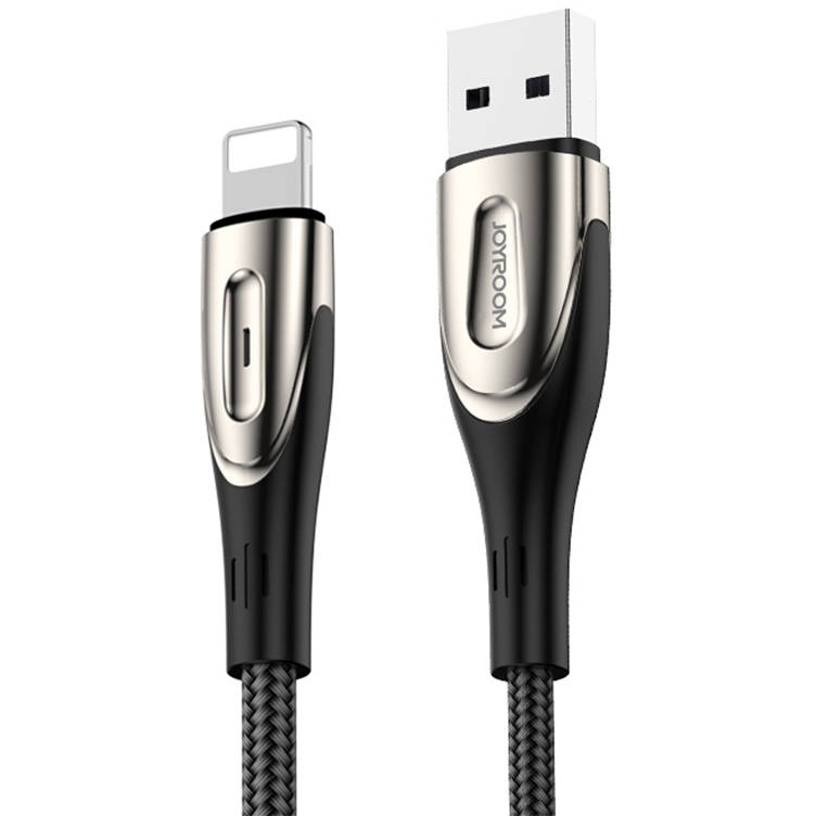 Cablu Date Sharp S-M411 USB Lightning 2.4A 3m Negru