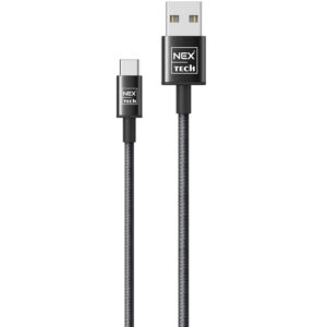 Cablu de date / incarcare TECH PREMIUM Type C 1m Transfer date Incarcare Sincronizare Flexibil Compatibilitate Universala Negru
