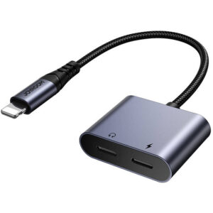 Cablu de date SY-L02, Lightning tata la 2x Lightning mama, 2.4A, Negru