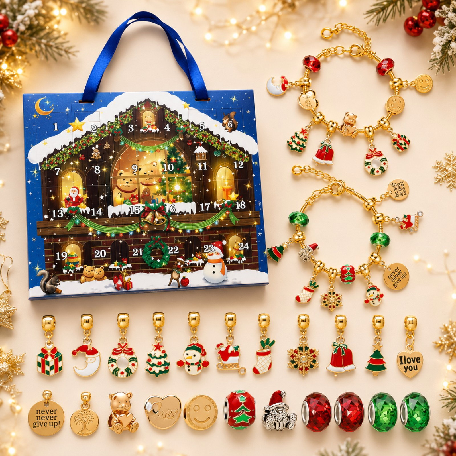 Calendar Advent pentru fete Happy Christmas
