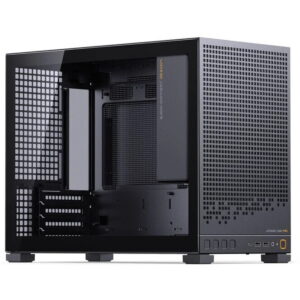 Carcasa D32 PRO Black Mini mATX Tempered Glass Negru