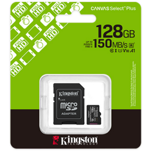 Card Canvas Select Plus Gen3 128GB MicroSDXC Clasa 10 + Adaptor