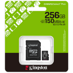 Card Canvas Select Plus Gen3 256GB MicroSDXC Clasa 10 + Adaptor