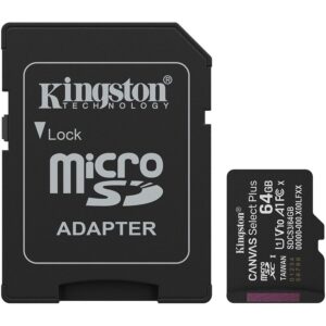 Card Technology 64GB microSDXC Canvas Select Plus Gen3 100MB/s A1 + Adapter