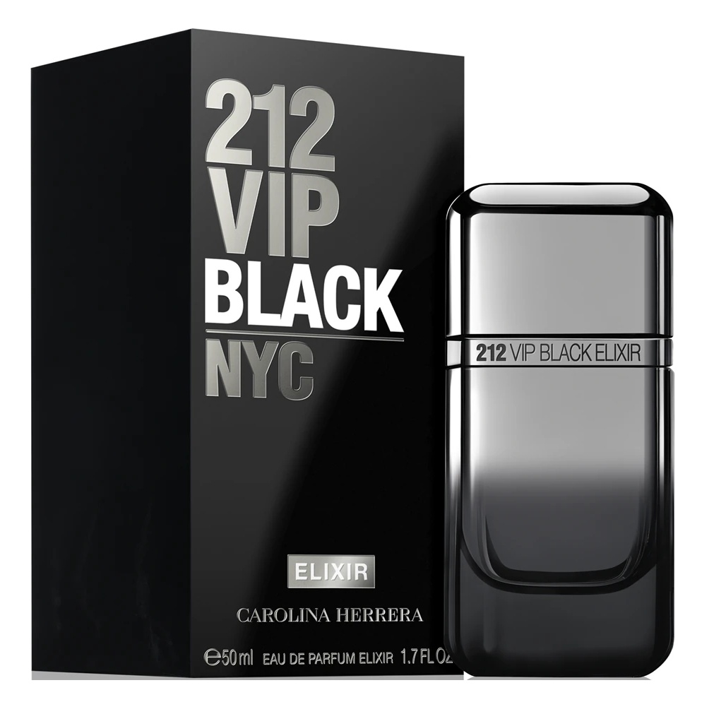 Carolina Herrera 212 Vip Black Elixir, Apa de Parfum, Barbati (Gramaj: 50 ml)