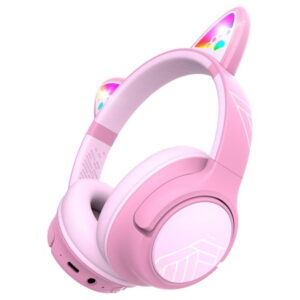 Casti Casti Pentru Copii Wireless Bobo Cat Ears Roz