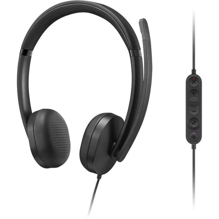Casti Cu Fir 4XD1R88995 VoIP Headset 5000 Teams Conector USB Negru