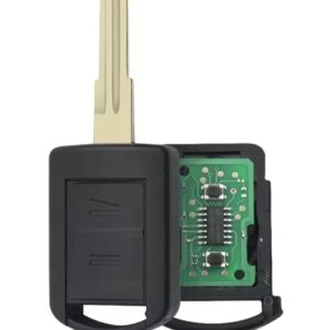 Cheie auto completa cu telecomanda Techstar compatibila cu Opel Corsa C, Combo, Meriva, Tigra, Vauxhall, 2 butoane, 433 MHz, 5WK48669, lama HU46