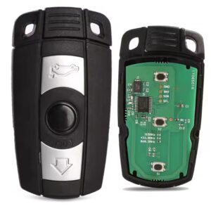 Cheie auto completa programabila Techstar, compatibila BMW seria 1/3/5/7/X5/X6 CAS3, 433MHz, 3 butoane, chip PCF7953