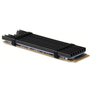 Cooler Pasiv CLR-M2L3 pentru M.2 SSD Suport SSD 80MM Aluminiu Paduri Termice Silicon Incluse Inaltime 3MM