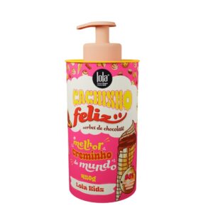 Crema de bucle pentru copii cu aroma de ciocolata Cachinho Feliz, Lola Cosmetics (Gramaj: 480 g)
