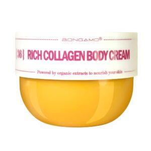Crema de corp nutritiva cu colagen Bongamo, 200 ml