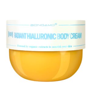 Crema de corp radianta cu acid hialuronic Bongamo, 200 ml