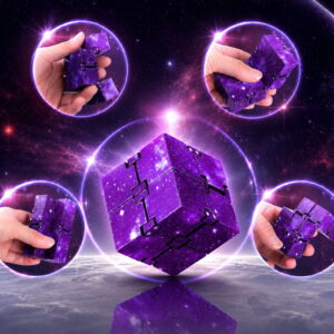 Cubul Magic Infinite Galaxii puzzle 3D unic