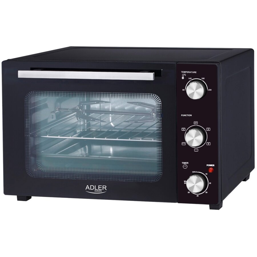 Cuptor Electric 35L Rotisor 5 Moduri de Gatit Negru