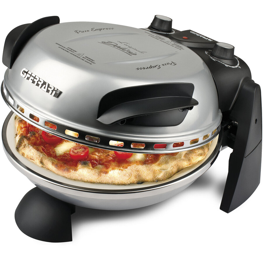 Cuptor Pizza Delizia G1000606 Termostat Reglabil 1200W Argintiu