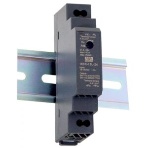 Convertor pe sina DIN DC/DC, 15W, 5VDC, 3A MeanWell DDR-15G-5