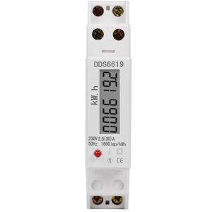 Contor monofazat de energie electrica, Sinotimer, 230V AC 50Hz, 2.5(60)A, ecran digital LED, DDS6619-002-30A DDS6619-003-30A