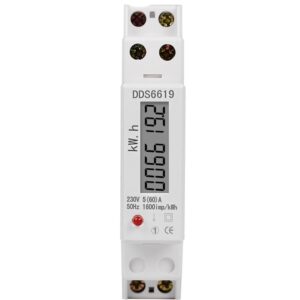 Contor monofazat de energie electrica, Sinotimer, 230V AC 50Hz, 5(60)A, ecran digital LED, DDS6619-002 DDS6619-003-60A