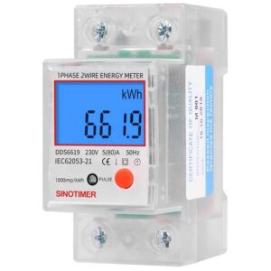 Contor monofazat de energie electrica, Sina, Sinotimer, KWH, DDS6619-013, 230V, ecran digital LED
