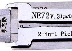 Decodor auto Lishi NE72 2 in 1 pick pentru chei Citroen Peugeot Renault 206 207, lama NE72