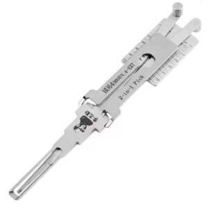 Decodor auto Lishi Original HU64(8910) 2 in 1 Decoder + Pick Mercedes-Benz HU64 10-Cut, deblocare contact, usa, portbagaj