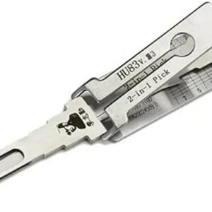 Decodor auto Lishi Original HU83 v3 – 2-in-1 Pick pentru deblocare contact, usi si portbagaj, compatibil Peugeot, Citroen, Fiat, MINI