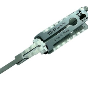 Decodor auto Lishi Original TOY47 v3 – 2-in-1 Pick/Decoder pentru Toyota, contact/usi/portbagaj (Auris, Avensis, Yaris, Corolla)