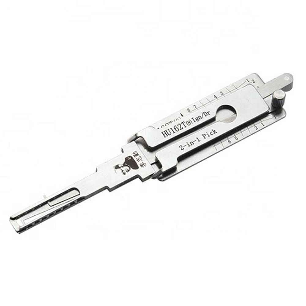 Decodor unealta auto Lishi Original HU162T(8) / VAG2015 – 2-in-1 Pick Decoder pentru contact, usi si portbagaj, compatibil cu VW, Audi 2015+