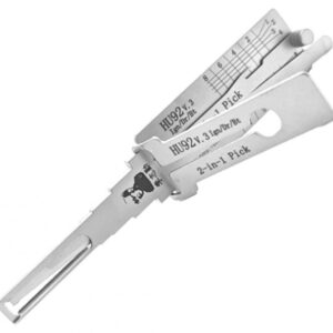 Decodor unealta auto Lishi Original HU92 2 in 1 cu ridicator dublu, pentru contact, usi si portbagaj, compatibil cu BMW, MINI, Land Rover, Range Rover