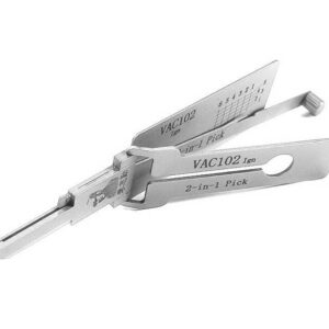 Decodor unealta auto Lishi Original VAC102 v3 – 2-in-1 Pick Decoder pentru contact, usi si portbagaj – compatibil Renault Clio, Kangoo, Laguna, Twingo; Dacia Logan, Sandero, Duster