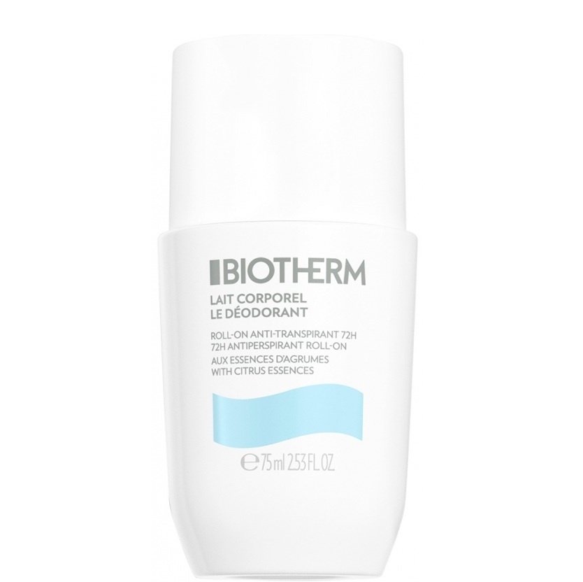 Deodorant roll-on Biotherm Lait Corporel, 75 ml