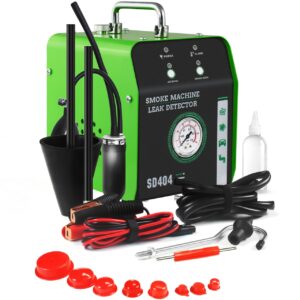 Detector de Scurgeri cu Aer si Fum EVAP Techstar® SD404, cu Manomentru, Protectie la Supraincalzire si Indicator de Presiune, Profesional, Negru/Verde
