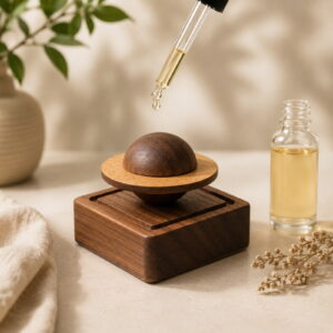 Difuzor aromaterapie din lemn