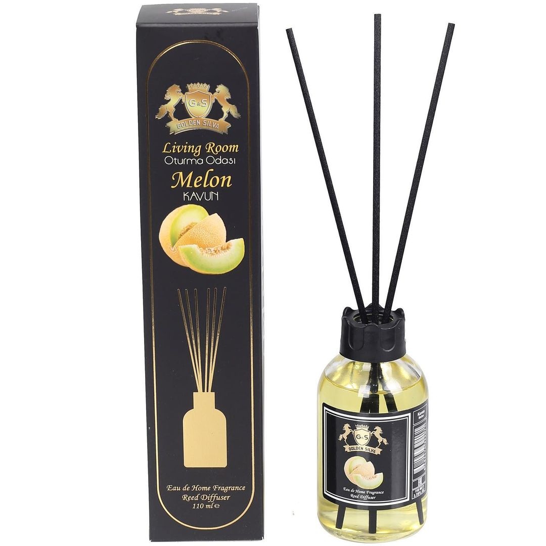 Difuzor de Camera cu Betisoare Golden Silva Pepene Galben, 110ml
