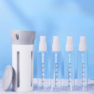 Dispenser de calatorie cu 4 rezerve