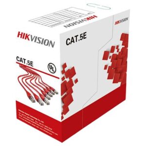 Cablu UTP CAT5E Hikvision DS-1LN5E-S, 0.5mm, cupru integral, cutie 305 metri
