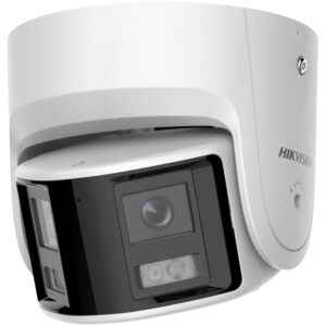 Camera IP Panoramic AcuSense Hikvision DS-2CD2366G2P-ISU/SL, 6 MP, 2.8 mm, IR 30 m, microfon/difuzor, slot card, stroboscop, PoE