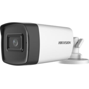 Camera audio TurboHD Hikvision DS-2CE17H0T-IT3FS 5MP, IR 40m, lentila 2.8mm, IP 67, microfon incorporat