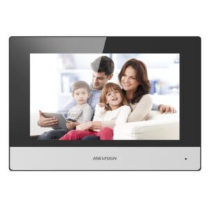 Monitor videointerfon WIFI modular Hikvision DS-KH6320-WTE1/EU, ecran LCD 7 inch color cu touch screen