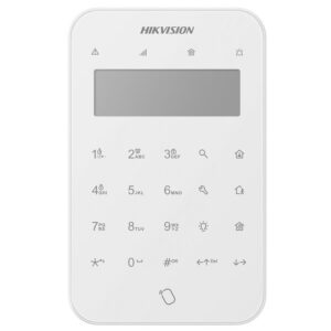 Tastatura wireless LCD AX PRO Hikvision DS-PK1-LT-WE, 868Mhz