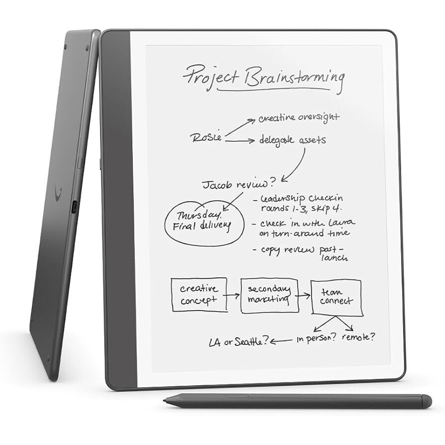 eBook Reader Kindle Scribe Redesigned Display 10.2inch 32GB Premium Pen Tungsten