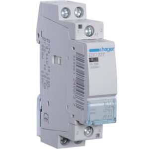 Contactor, 25A, 1ND+1NI, 230V Hager ESC227